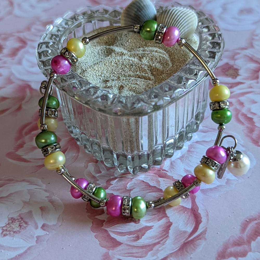 Pearl wrap bracelet